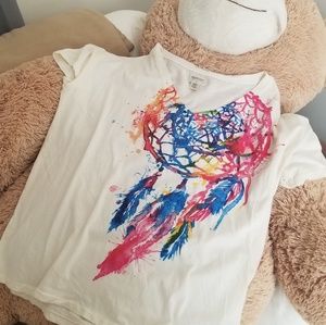 NWOT Dreamcatcher Bright and Colorful Top